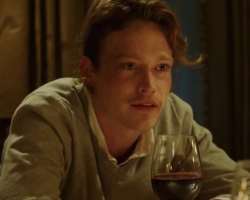 Caleb Landry Jones consuming alcohol
